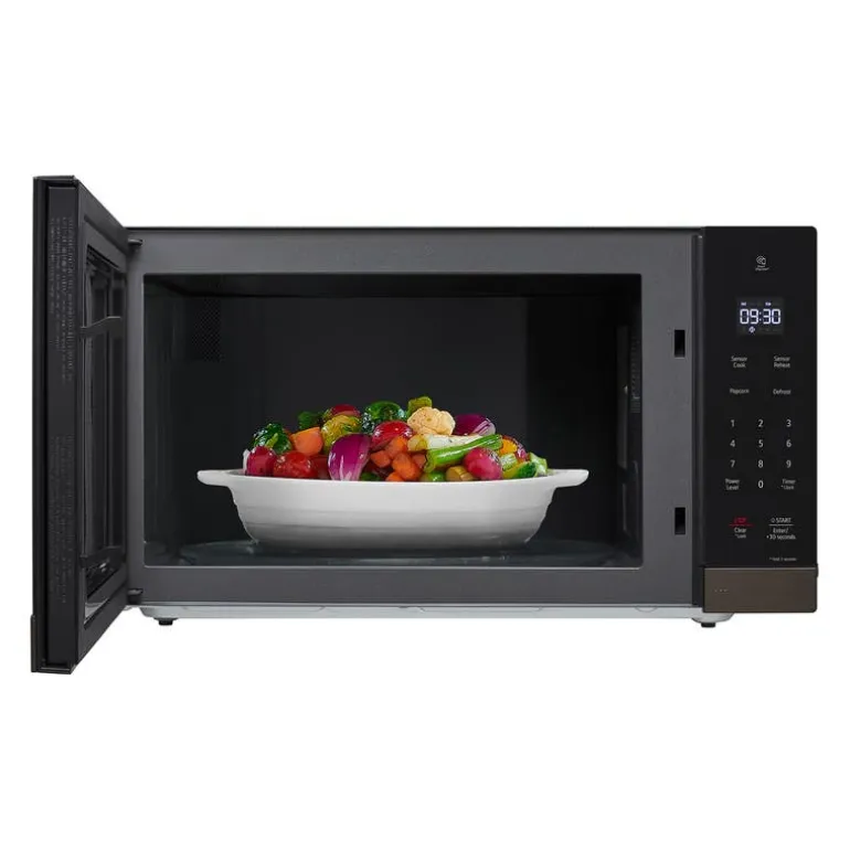 LG Microwaves Black Stainless 24" MSER2090D
