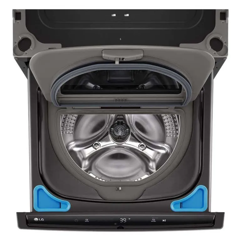 LG Pedestal Washer Top-Load Black Stainless 29" - WD300CB
