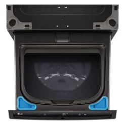 LG Pedestal Washer Top-Load Black Stainless 29