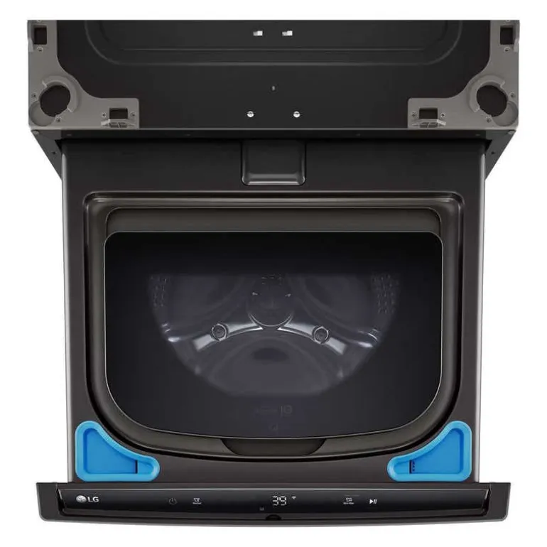 LG Pedestal Washer Top-Load Black Stainless 29" - WD300CB