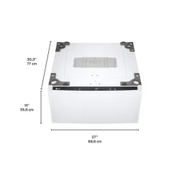LG Pedestal Washer Top-Load White 29" - WD300CW