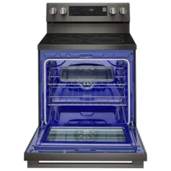 LG Range Black Stainless 30" Electric Glass-Ceramic - LREN6325ZE