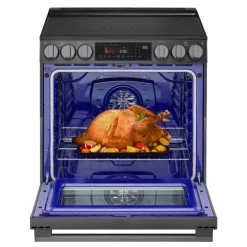 LG Range Black Stainless 30" Electric Glass-Ceramic - LSEL6335ZE