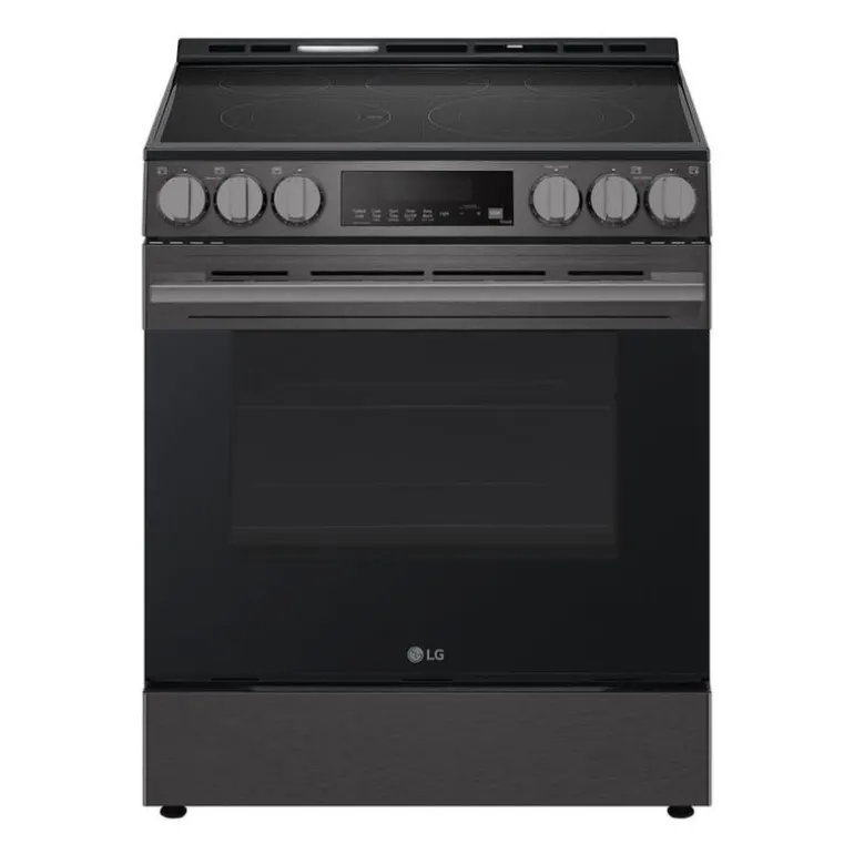 LG Range Black Stainless 30" Electric Glass-Ceramic - LSEL6333ZE