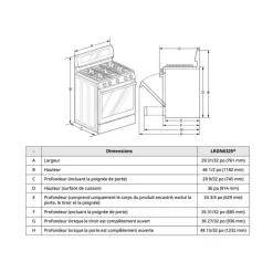 LG Range Stainless Steel 30