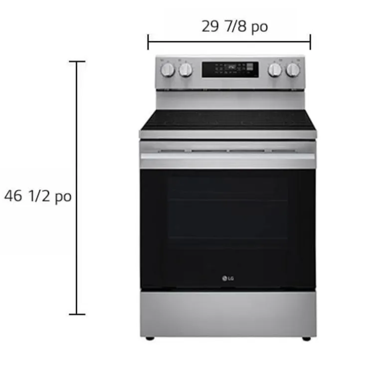 LG Range Stainless Steel 30" Electric Glass-Ceramic - LREN6321YE