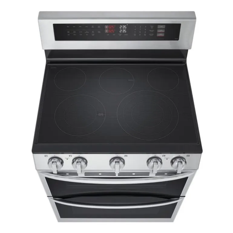 LG Range Stainless Steel 30" Electric Glass-Ceramic - LDEL7324SE