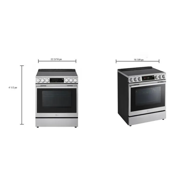 LG Range Stainless Steel 30" Electric Glass-Ceramic - LSEL6337XE