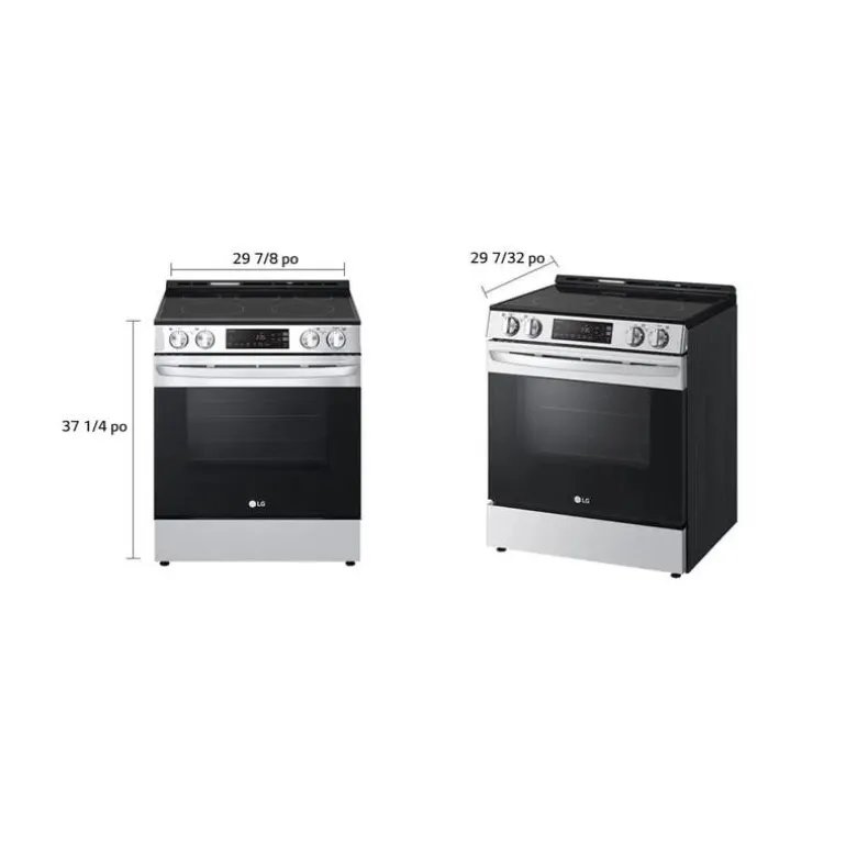LG Range Stainless Steel 30" Electric Glass-Ceramic - LSEL6331F