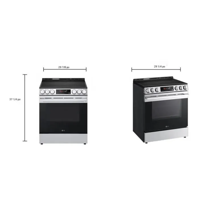 LG Range Stainless Steel 30" Electric Glass-Ceramic - LSEL6333XE