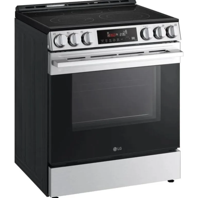 LG Range Stainless Steel 30" Electric Glass-Ceramic - LSEL6333XE
