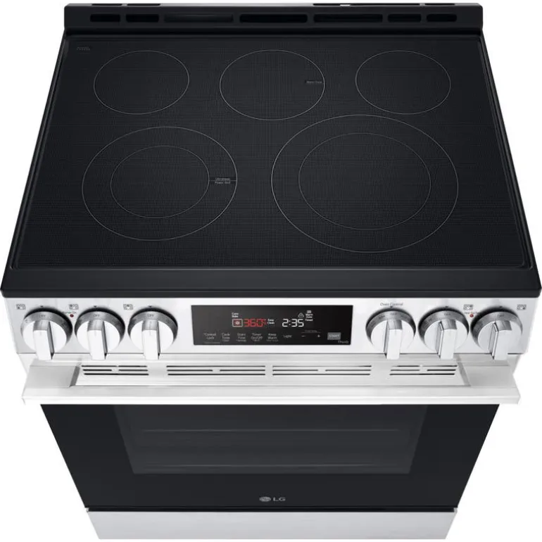 LG Range Stainless Steel 30" Electric Glass-Ceramic - LSEL6333XE