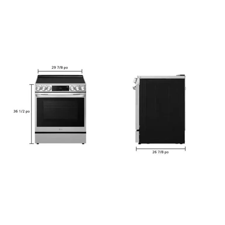 LG Range Stainless Steel 30" Electric Induction - LSIL6336F