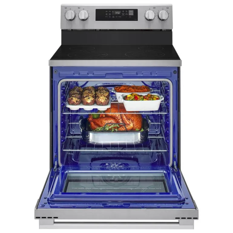 LG Range Stainless Steel 30" Electric Glass-Ceramic - LREN6321VE