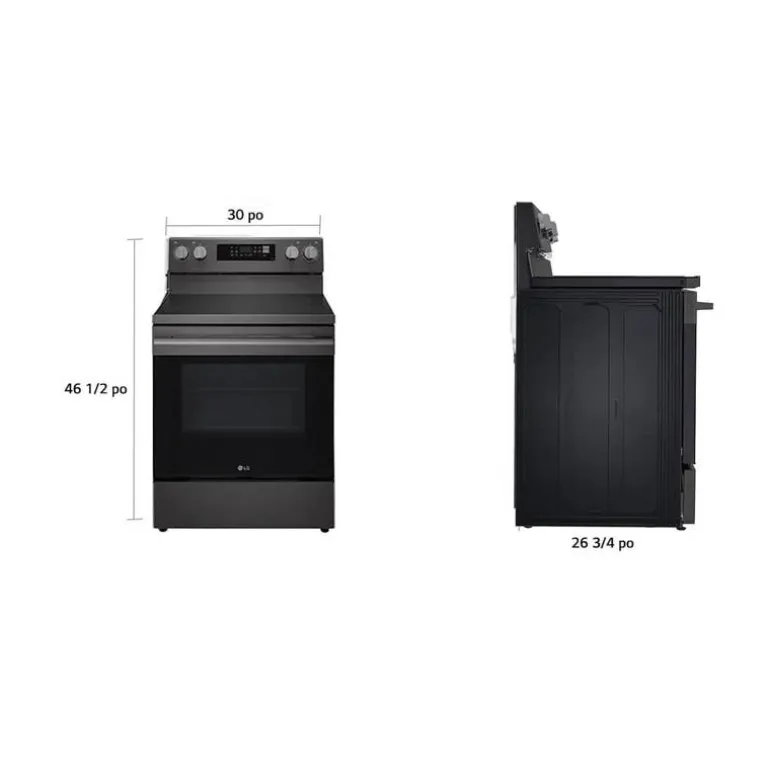 LG Range Stainless Steel 30" Electric Glass-Ceramic - LREN6323ZE
