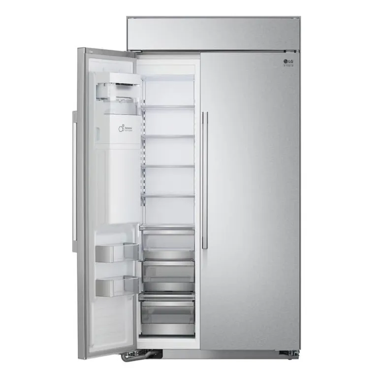 LG STUDIO 26 Cu Ft 42 In Refrigerator Stainless Steel Side by side - SRSXB2622S