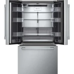 LG STUDIO 26.5 Cu Ft 36 In Refrigerator Stainless Steel Bottom Freezer, French door - SRFB27S3