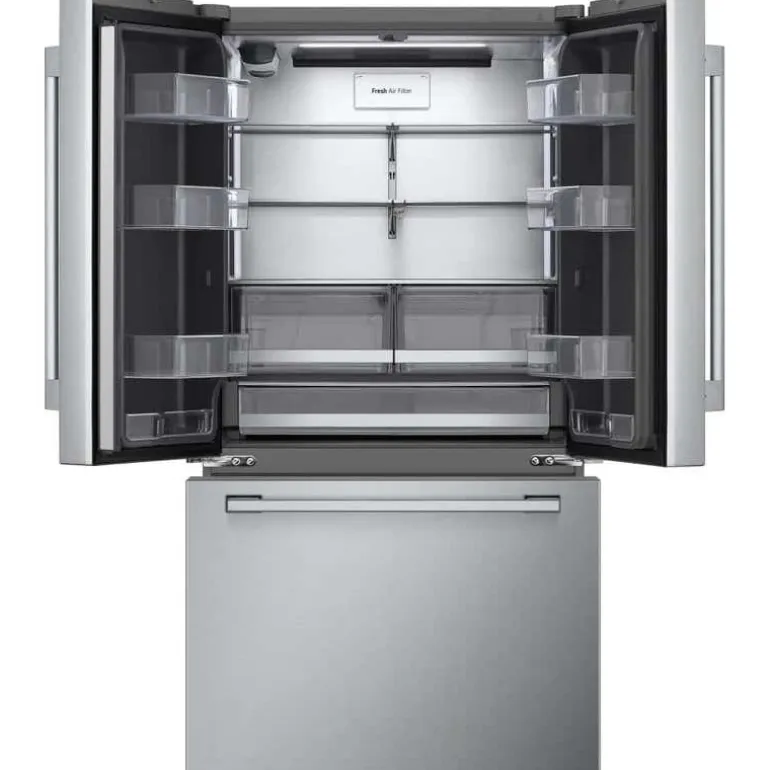 LG STUDIO 26.5 Cu Ft 36 In Refrigerator Stainless Steel Bottom Freezer, French door - SRFB27S3