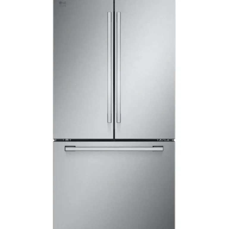 LG STUDIO 26.5 Cu Ft 36 In Refrigerator Stainless Steel Bottom Freezer, French door - SRFB27S3