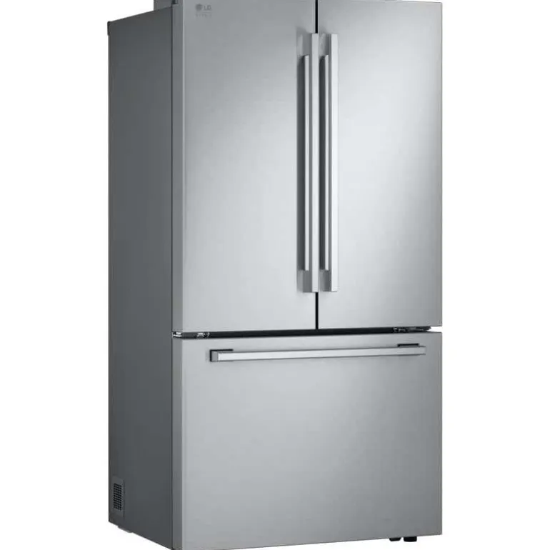 LG STUDIO 26.5 Cu Ft 36 In Refrigerator Stainless Steel Bottom Freezer, French door - SRFB27S3
