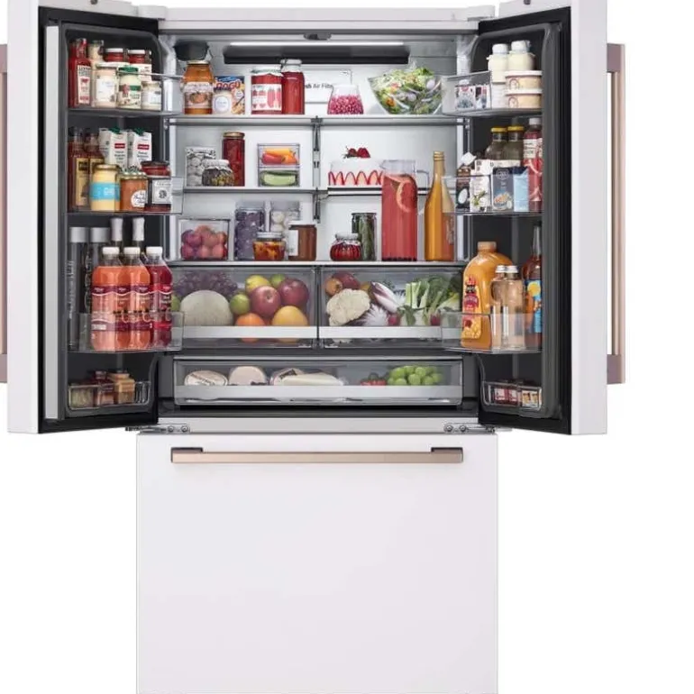 LG STUDIO 27 Cu Ft 36 In Refrigerator White Bottom Freezer, French door - SRFB27W3