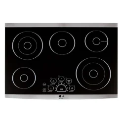 LG STUDIO Cooktop Glass-Ceramic Stainless Steel 30