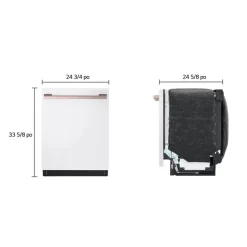LG STUDIO Dishwasher Built-In White 24