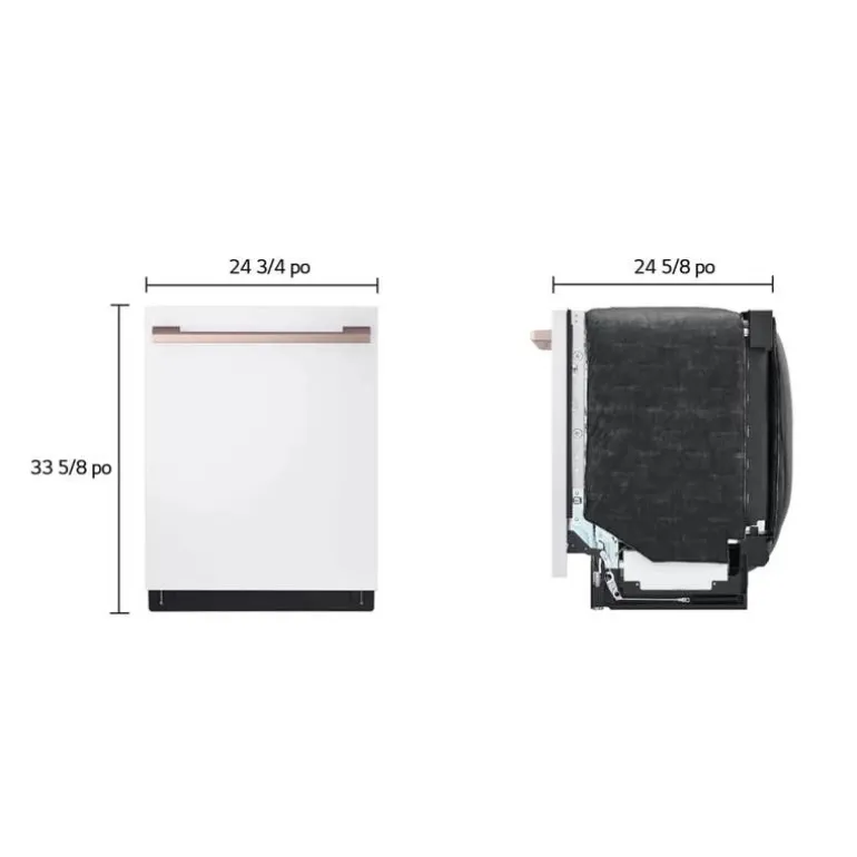 LG STUDIO Dishwasher Built-In White 24" 40dB - SDWB24W3