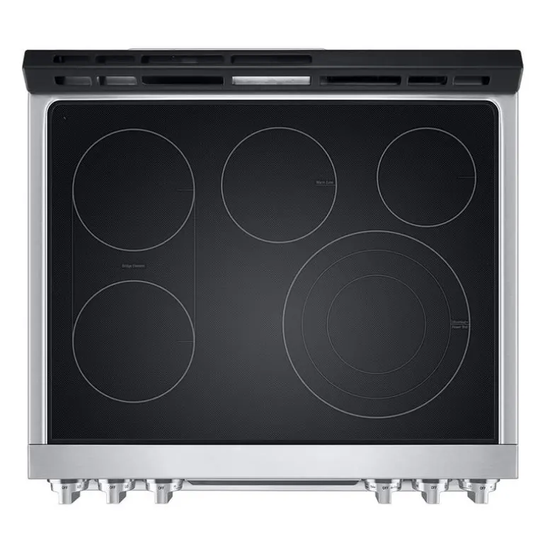 LG STUDIO Range Stainless Steel 30" Electric Glass-Ceramic - LSES6338F