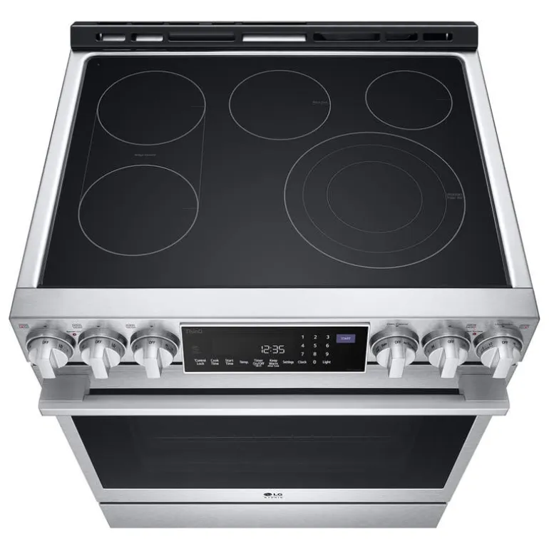 LG STUDIO Range Stainless Steel 30" Electric Glass-Ceramic - LSES6338F