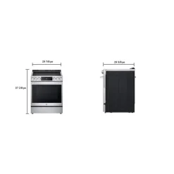 LG STUDIO Range Stainless Steel 30" Electric Induction - LSIS6338F