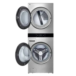 LG STUDIO WashTower, Stainless Steel, 27", Front-Load - SWWE50N3