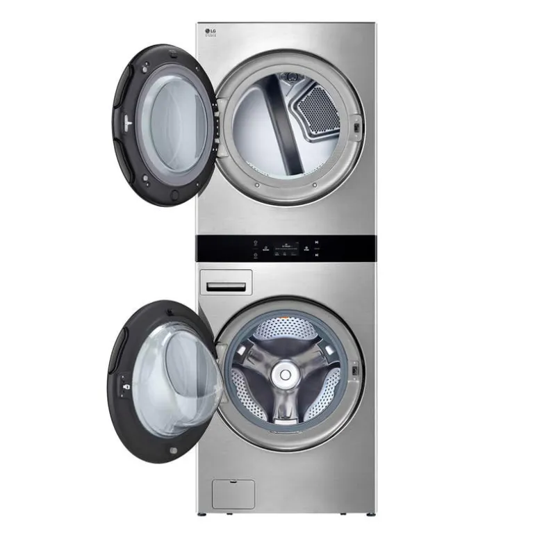 LG STUDIO WashTower, Stainless Steel, 27", Front-Load - SWWE50N3