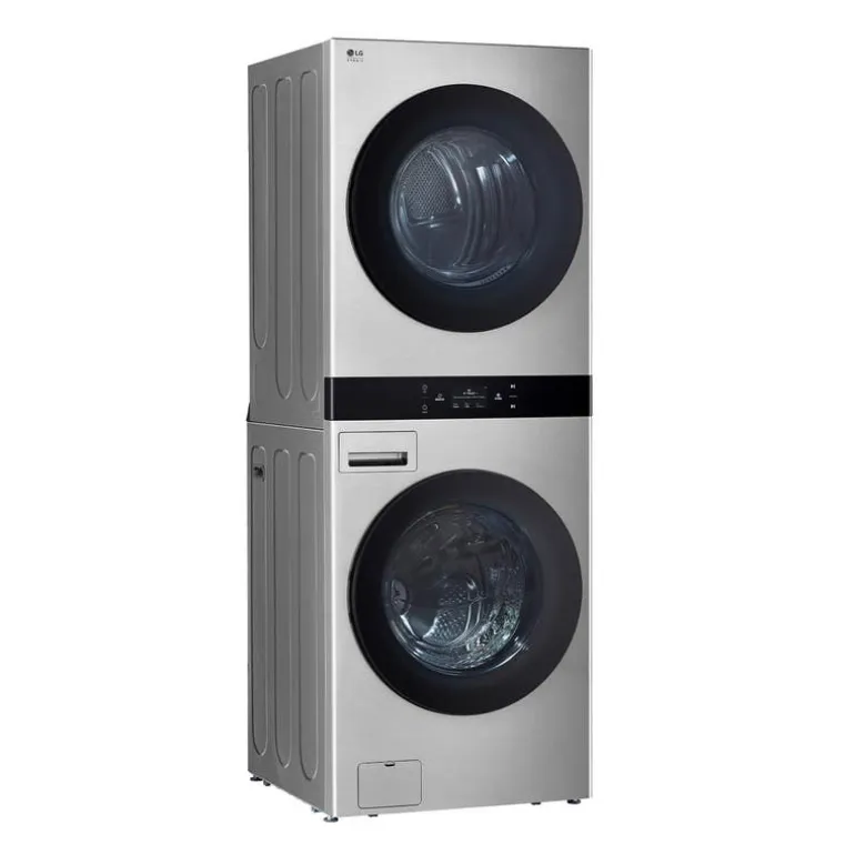 LG STUDIO WashTower, Stainless Steel, 27", Front-Load - SWWE50N3