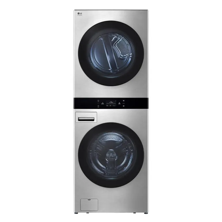 LG STUDIO WashTower, Stainless Steel, 27", Front-Load - SWWE50N3