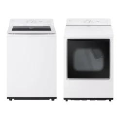 LG Washer & Dryer Kit, White, Top-Load - WT8205-DLE