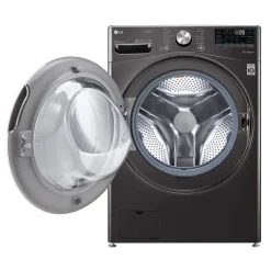 LG Washer & Dryer Sert, Black Stainless, Front-Load - ENS4100