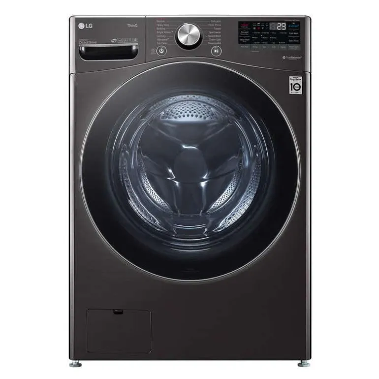 LG Washer Front-Load Black Stainless Steel 27" - WM4100HBA