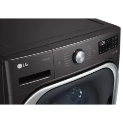 LG Washer Front-Load Black Stainless 29