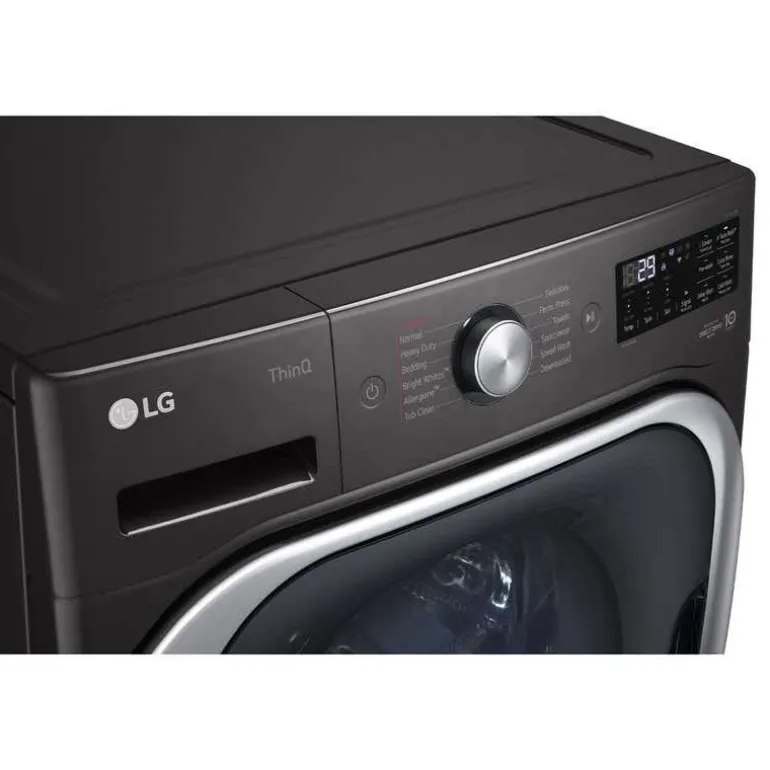 LG Washer Front-Load Black Stainless 29" - WM8900HBA