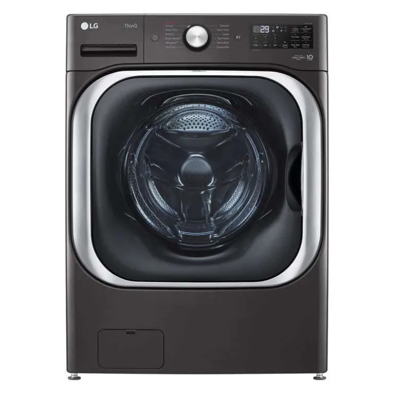 LG Washer Front-Load Black Stainless 29" - WM8900HBA