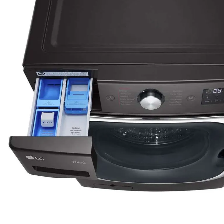 LG Washer Front-Load Black Stainless 29" - WM8900HBA