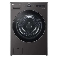 LG Washer Front-Load Black Stainless 27