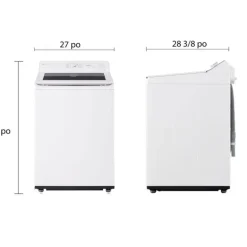 LG Washer Top-Load White 27