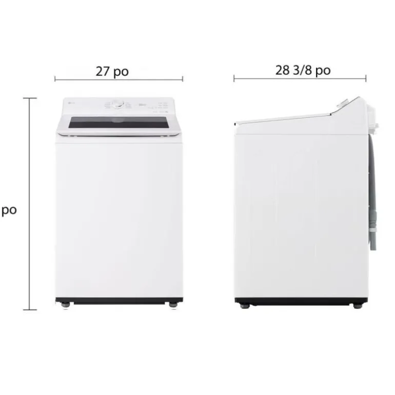 LG Washer Top-Load White 27" - WT8200CW
