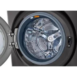 LG WashTower, Black steel, 27