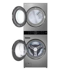 LG WashTower, Stainless Steel, 27", Front-Load - WKEX200HVA