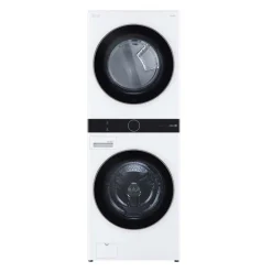 LG WashTower, White, 27", Front-Load - WKE100HWA