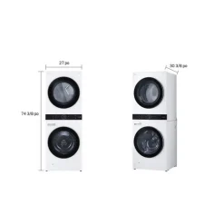 LG WashTower, White, 27