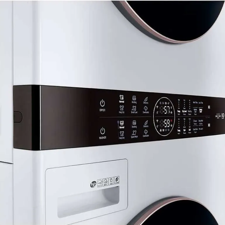 LG WashTower, White, 27", Front-Load - WKE100HWA
